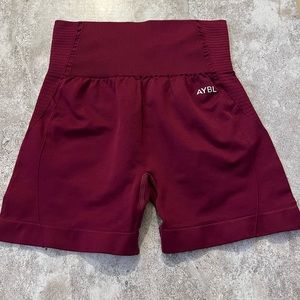 AYBL Balance V2 Seamless Shorts - Purple Wine